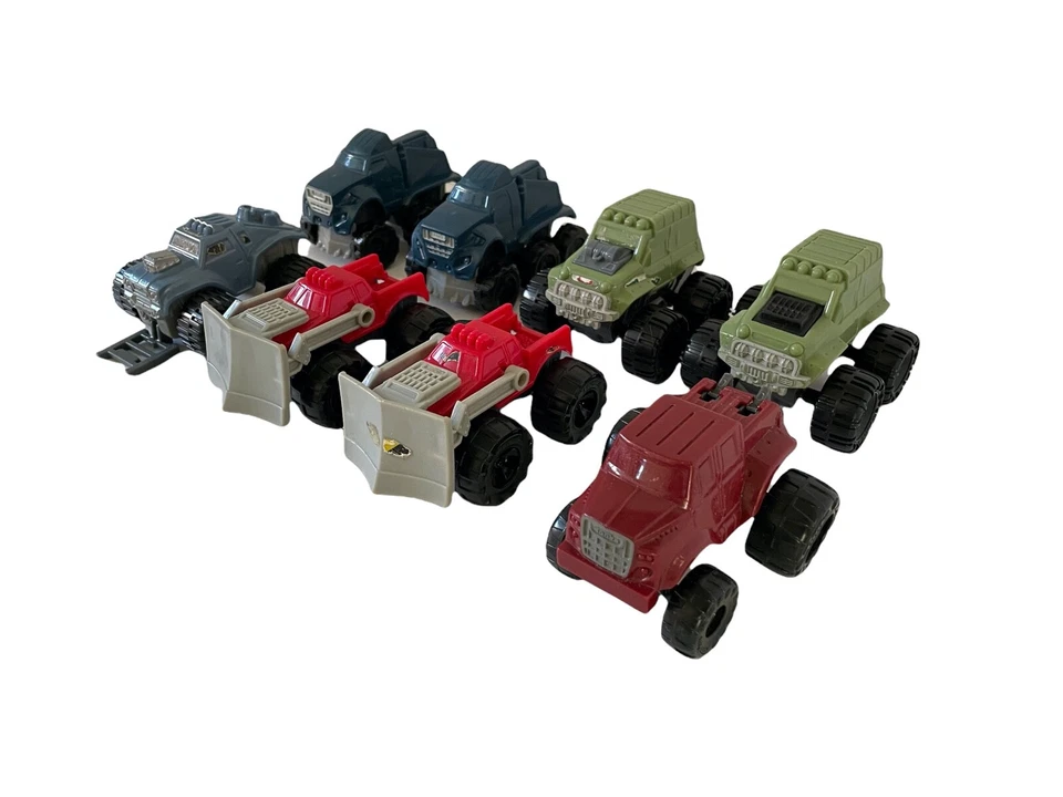 Mcdonalds 2011 Tonka Garage Monster Trucks McWorld Happy Meal Toys Set Lot of 8 - Image 3 of 4