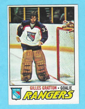 1977-78 Topps 207 Gilles Gratton NY Rangers! His Last Card! NM-MT! *SET BREAK*