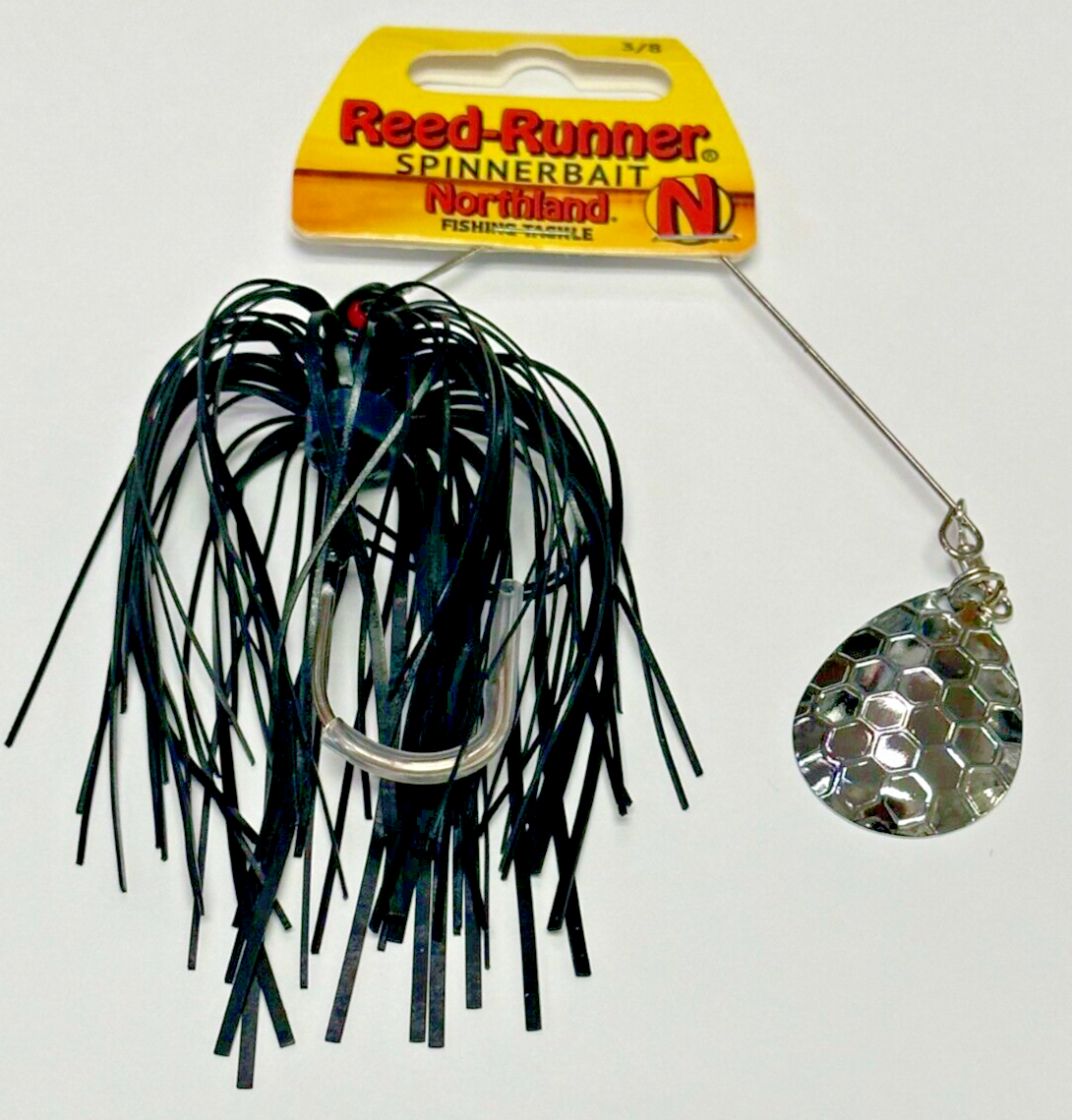 NORTHLAND TACKLE Reed-Runner Tandem Spinnerbait - 1/2 Oz, #4/0 Hook, Red Shad Color, Weedless For Bass, Pike, Muskie - View #9