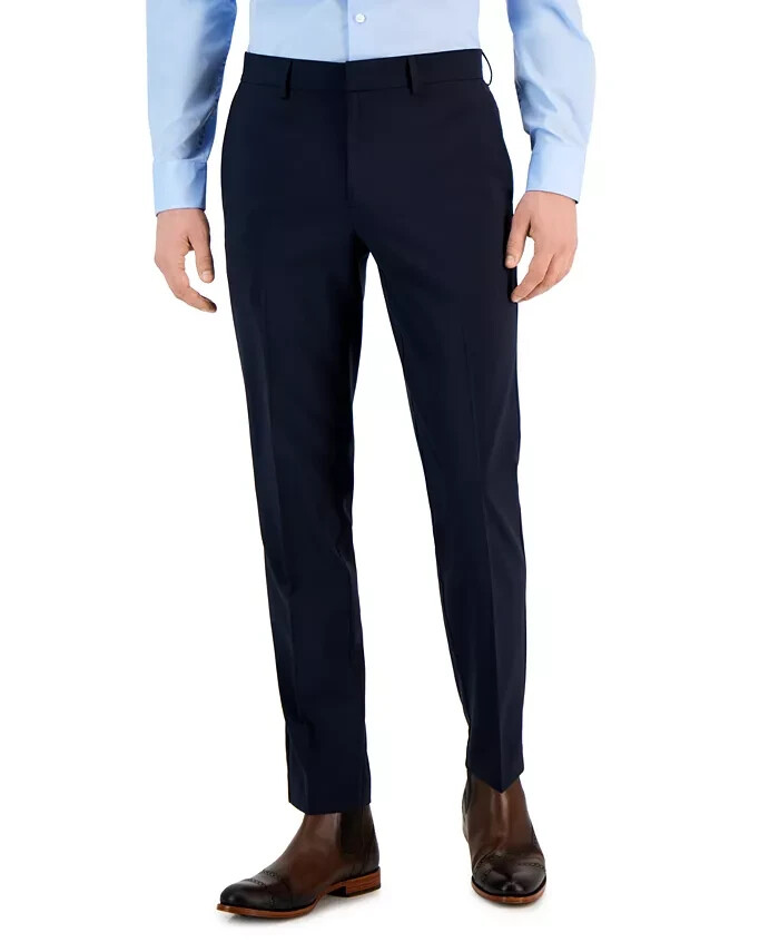 NWT $95 PERRY ELLIS PORTFOLIO Men's Slim-Fit Flat Front Pants