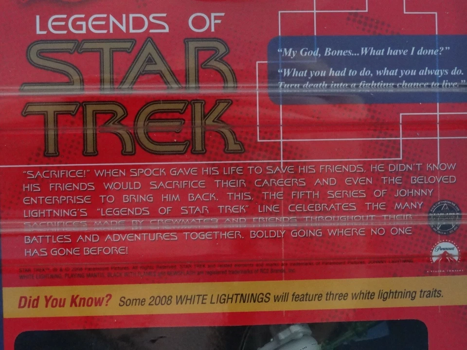 JOHNNY LIGHTNING LEGENDS STAR TREK KLINGON D7 BATTLECRUISER SERIE 5 SACRIFICIO Foto 4 de 4