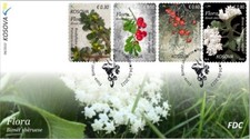 Kosovo Stamps 2022. Flora: Healing plants. FDC MNH