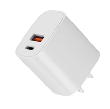 20W PD Type C Dual Port Fast Wall Charger QC Adapter For Samsung Galaxy A03s