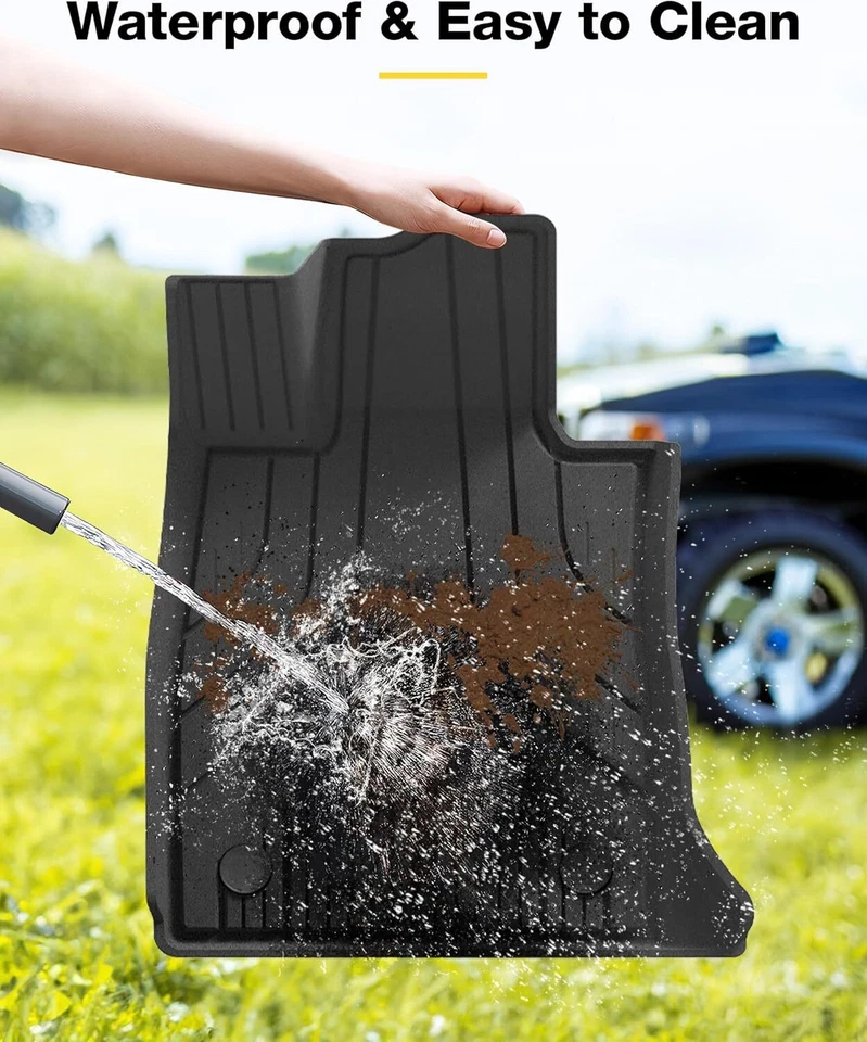 Alfombrillas 3W para 2024 2025 BMW Serie 5 530e 530i 540i TPE revestimientos para todo tipo de clima Foto 4 de 4