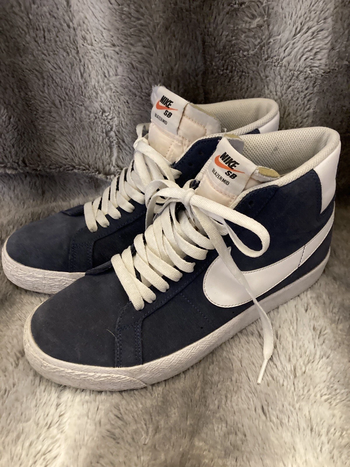 Blazer mi Nike SB Zoom   daim bleu homme taille 7,5 femme taille 9 864349 401