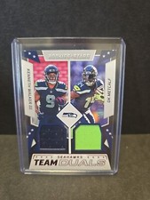 Kenneth Walker lll DK Metcalf 2022 Rookies & Stars Team Duals Red 161/249 --757
