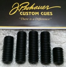 IN STOCK (5) Pechauer Weight Bolts, JP Pechauer Pool Cue Weight Bolt Set