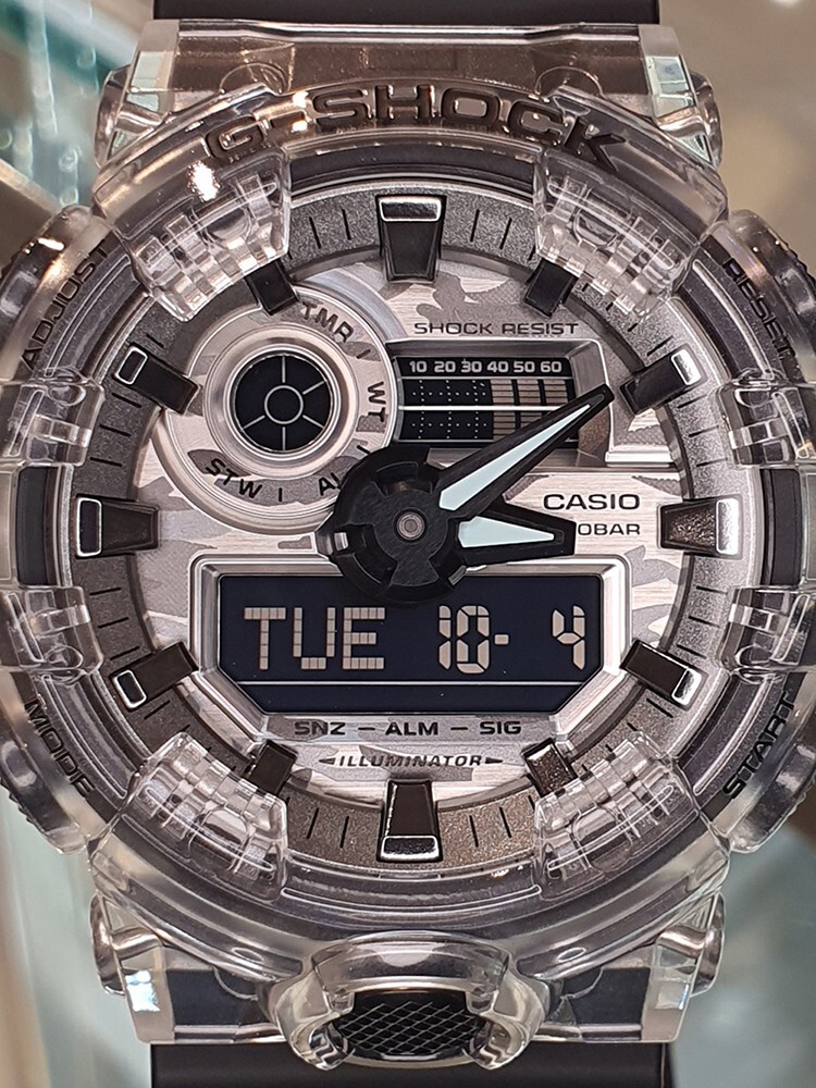 Casio G-Shock GA-700SKC-1A Black Resin Strap Men Watch