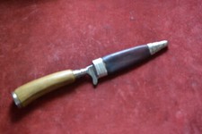 Antikes Jagt und Trachten Lederhosen Messer A.Wingen JR.Solingen