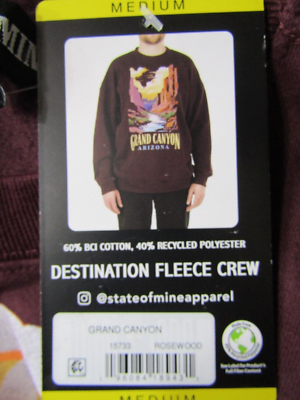 NWT State Of Mine Destination Fleece Grand Canyon Pull Over