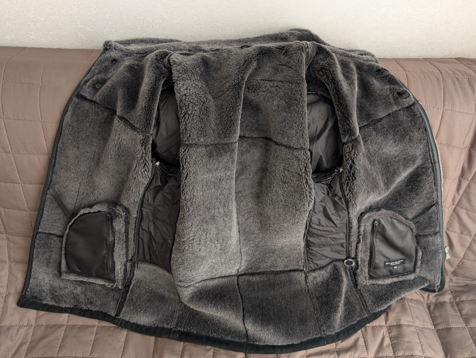 Patrick Hellmann Womens Shearling Nubuck Black Le… - image 15