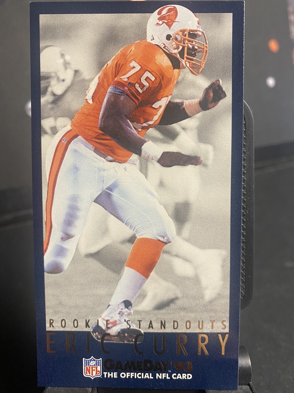 1993 Fleer GameDay Rookie Standout’s Eric Curry #12