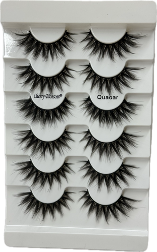 CHERRY BLOSSOM SILK 3D SOFT LASH MADE WITH SOFT HYPOALLEGENIC FIBER 6PAIR #72243 - Picture 2 of 5
