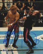 Kenny Omega & Yoshi-Hashi Signed 8x10 Photo BAS COA New Japan Pro Wrestling 1
