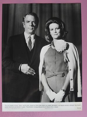 X196 US Pressefoto - Spalding Gray/Annie McEnroe - True Stories (1986)
