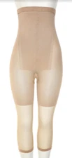 Spanx Original Footless Shaper Nude High Waist Women's Size C S1095
