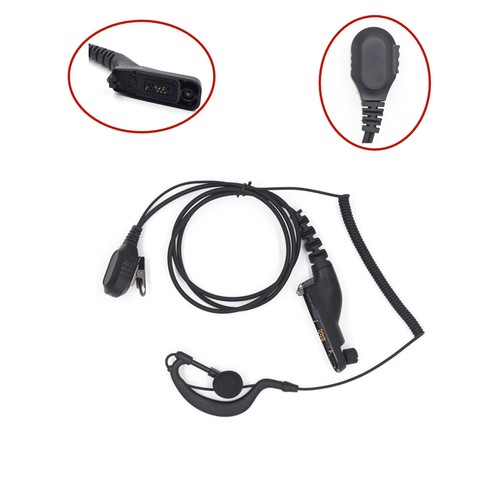 Mic Earphone For Motorola XPR6300 DP4800 DGP5050 DP4600 APX2000 Portable Radio - Zdjęcie 5 z 14