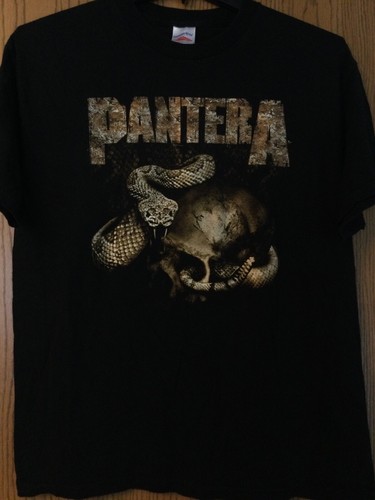 Pantera  - Skull & Snake - 2006 Black Shirt - L - Tennessee River