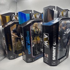 AEW Luminaries CHRIS JERICHO Wrestling Huge Figure Lot Jake Hager Sammy Guevara