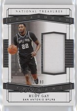 2020-21 Panini National Treasures Treasured Threads 20/99 Rudy Gay #TTH-RGY 16zo