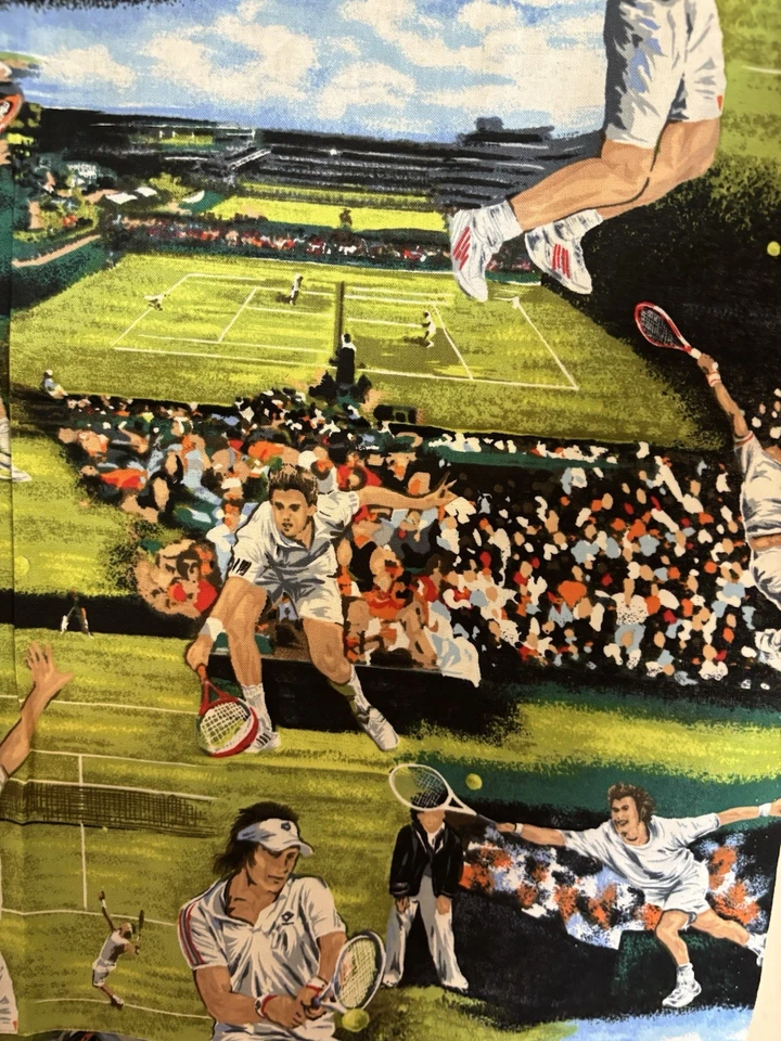 Novedad deportiva 2009 RJR telas tenis 2 piezas restos cortador tela artesanal Foto 3 de 4