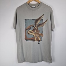 Vintage 1991 Wile E Coyote Looney Tunes single stitch t-shirt size M Medium