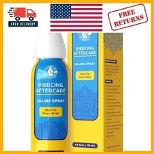 Sterile Saline Spray 4 oz - Ultimate Care for Nose, Ear, and Body Piercings