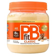 PBfit 24 Ounce Classic Peanut Butter Powder, Powdered 24 Pack of 1 
