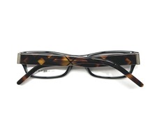 Burberry B 2094 3449 Eyeglasses Glasses Black Brown Plaid 52mm - Cracked Arm