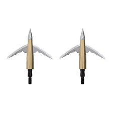 Beast Broadheads 2.0" 100 Grain 2-Pack with Practice Tip (2PACK-100g-2.0in)