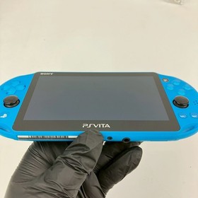 PS Vita PCH-2000 Sony PlayStation Aqua Blue Console & Cable Region Free 343