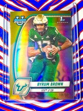 2024 Bowman Chrome University Byrum Brown 1st Bowman Gold Refractor /50 #34 USF