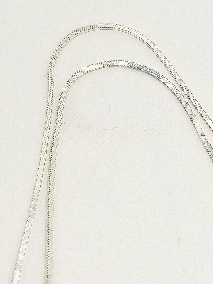 Collana Donna Argento 925 Ciondolo Cuore Acquamarina? Topazio? Zircone Cubico? - Immagine 4 di 4