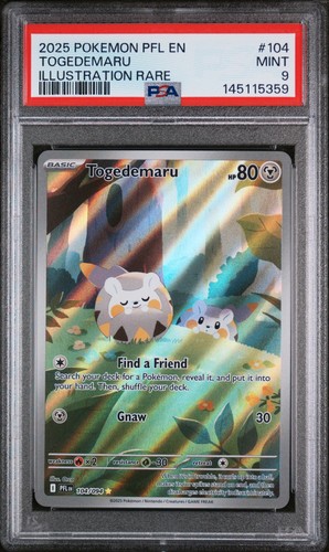 Togedemaru graded PSA 9 for sale on eBay