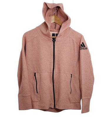 Adidas Performance Jacket Women's Size Medium Light Pink Zip Up