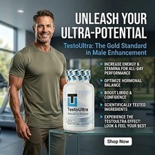 TESTOULTRA  TESTOSTERONE  BOOSTER Libido Stam...