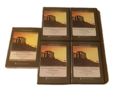 The Foundations Of Western Civilization Great Courses 8 DVDs Course Book Excelle