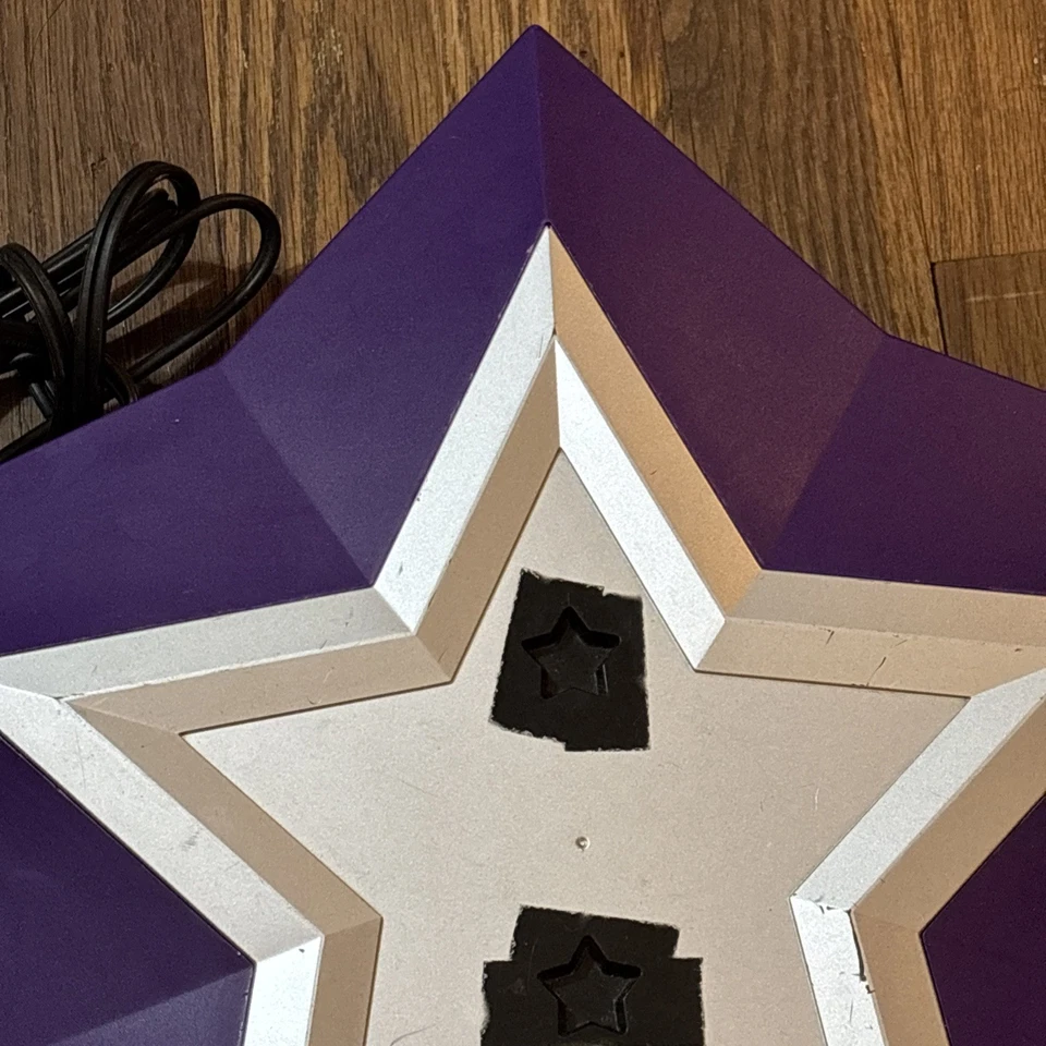 DVD player musical vintage Hannah Montana High School estrela roxa Disney - Imagem 3 de 4