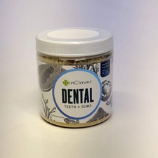 INCLOVER Dental Teeth Gums Powder Supplement for Dogs Cats 3 oz BB 10/28