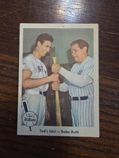 TED WILLIAMS 1959 Fleer #2 Ted's Idol Babe Ruth VINTAGE