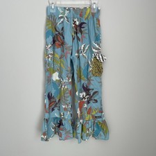Matilda Jane Size 10 you&me Cherry Farm Floral Print Ruffle Bottoms Multicolor