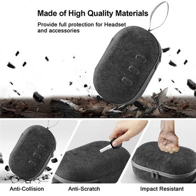 Bag For Quest 3 VR Headset Accessories For Meta Quest 3 Portable Travel Carrying