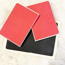 Martial Arts Set Of 2  Breakable Boards Red & Black