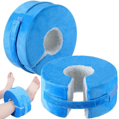 #ad Soulchen 2 Pack Heel Protector for Pressure Sores Fleece Foot 3.9 Inch Blue $56.20