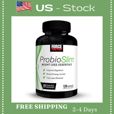 FORCE FACTOR ProbioSlim   Digestive & Weight Support, 120 Capsules for Men/Women