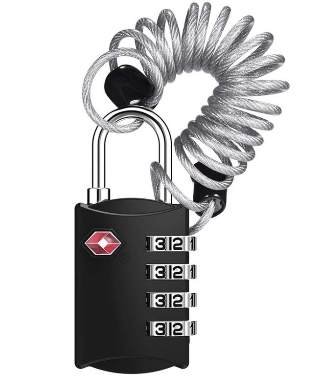 Luggage Lock TSA with Cable