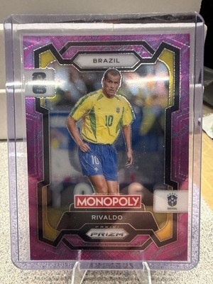 2026 Panini Prizm FIFA World Cup Card #21 Rivaldo   Brazil, Pink Stars