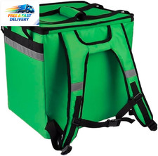 50L XL Large Insulated Food Delivery Backpack, Expandable Catering Cooler Bag, W