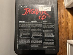 Atari Jaguar CD Console Rare Authentic in OG Box with Discs Tested & Works!