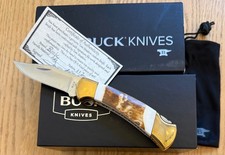 CUSTOMIZED BUCK 112 KNIFE NEVER USED IN BOX N14